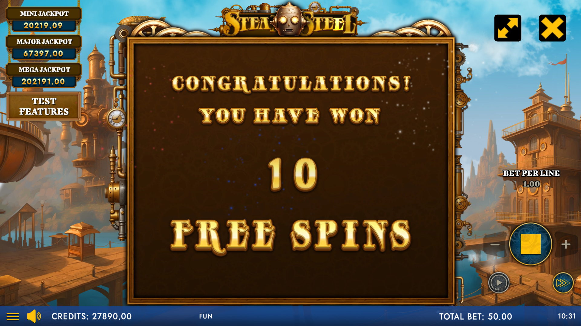 Steam And Steel - Clockwork Conquest Hold And Win - FS Trigger