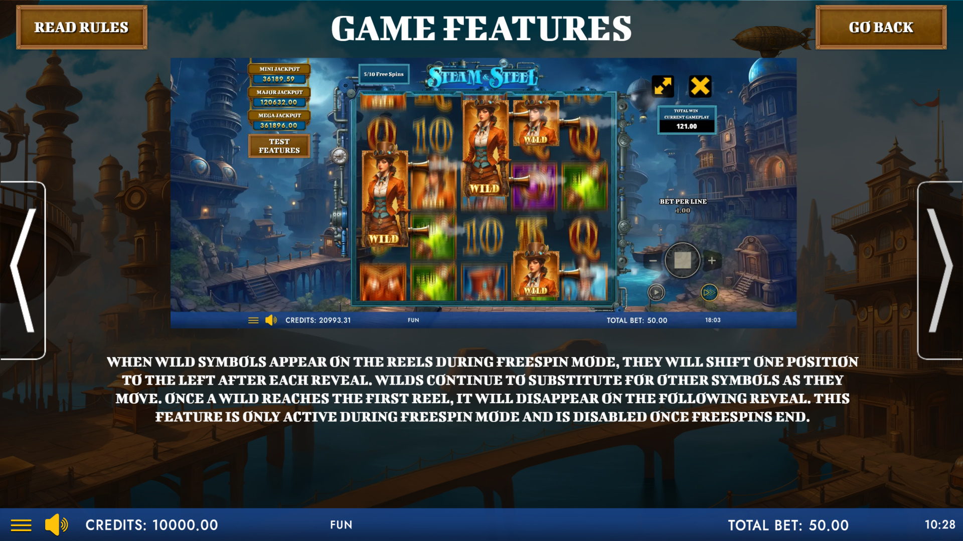 Steam And Steel - Clockwork Conquest Hold And Win - Features