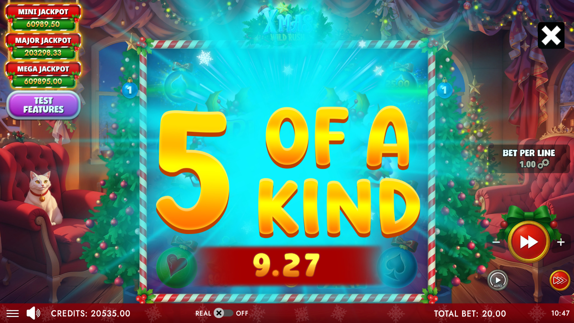 XMas Wild Rush - 5 of a Kind