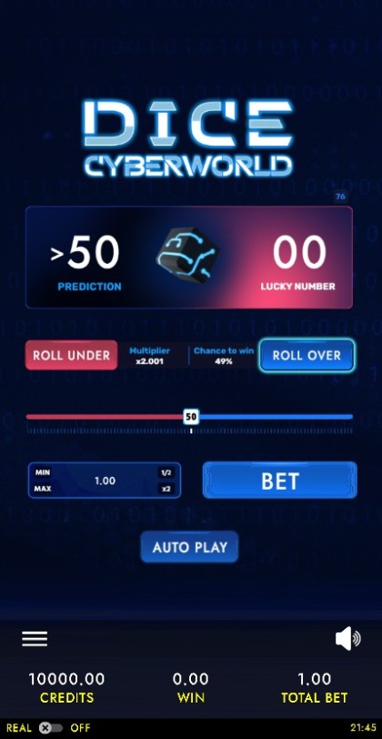 Dice CyberWorld mobile