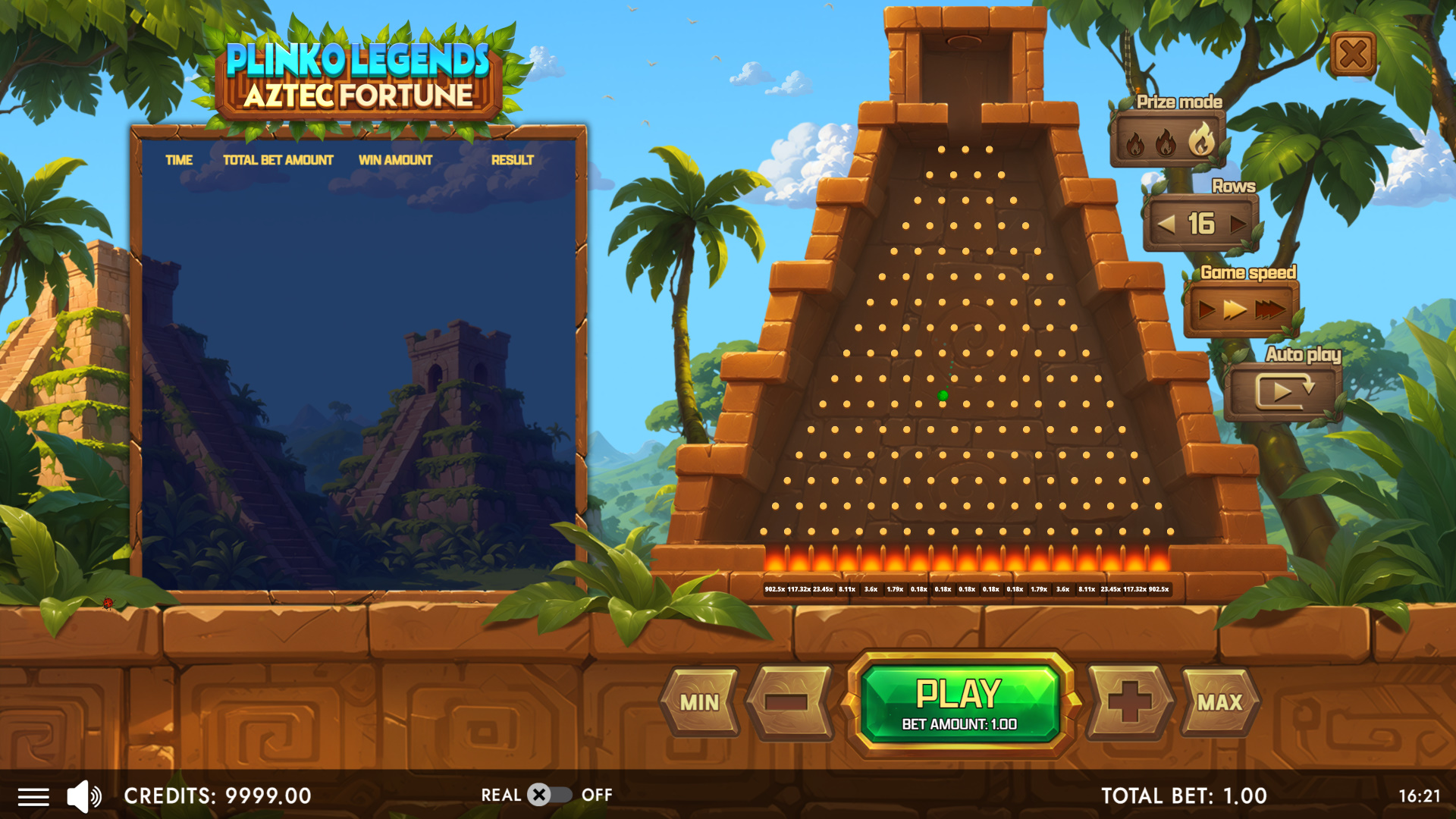 Plinko Legends - Aztec Fortune - Preview