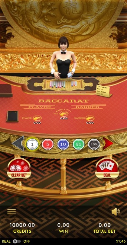 Baccarat 3D Dragon Edition mobile