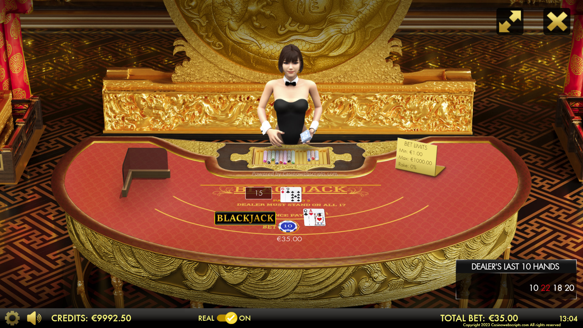 BlackJack-21 3D Dragon Edition - Preview