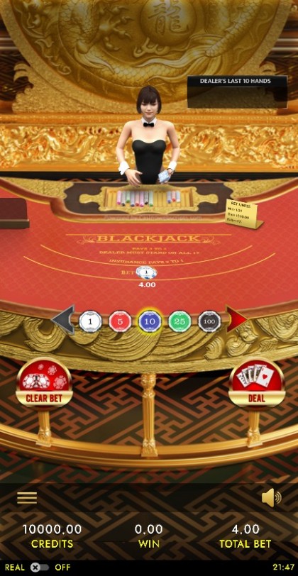 BlackJack-21 3D Dragon Edition mobile