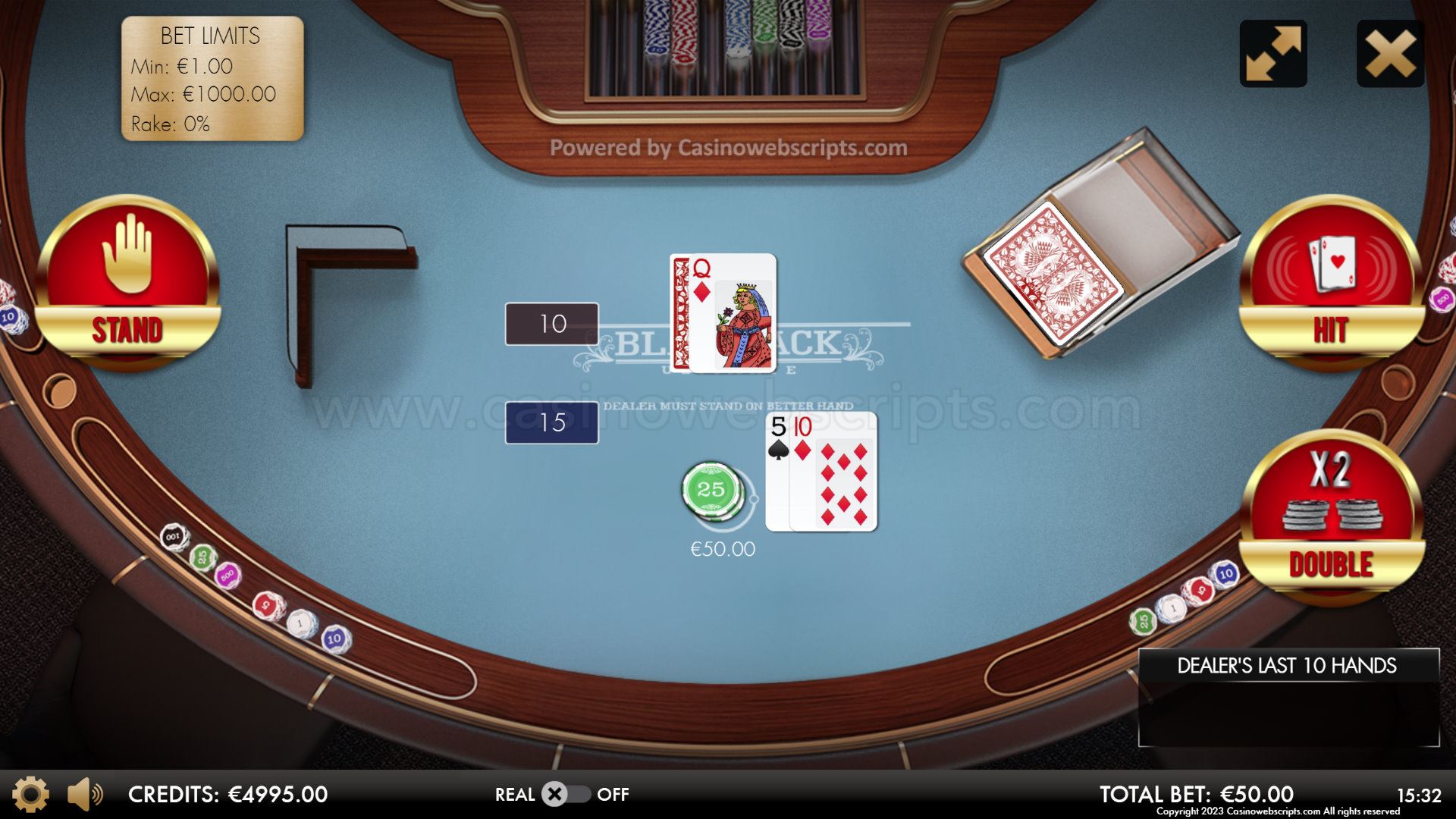 BlackJack Ultimate Deluxe HTML5 Mobile and PC - Preview