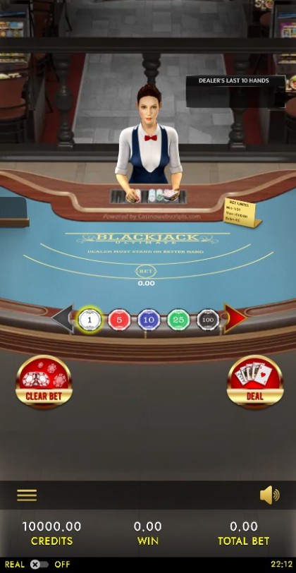 BlackJack Ultimate 3D Dealer Deluxe HTML5 Mobile and PC — portrait