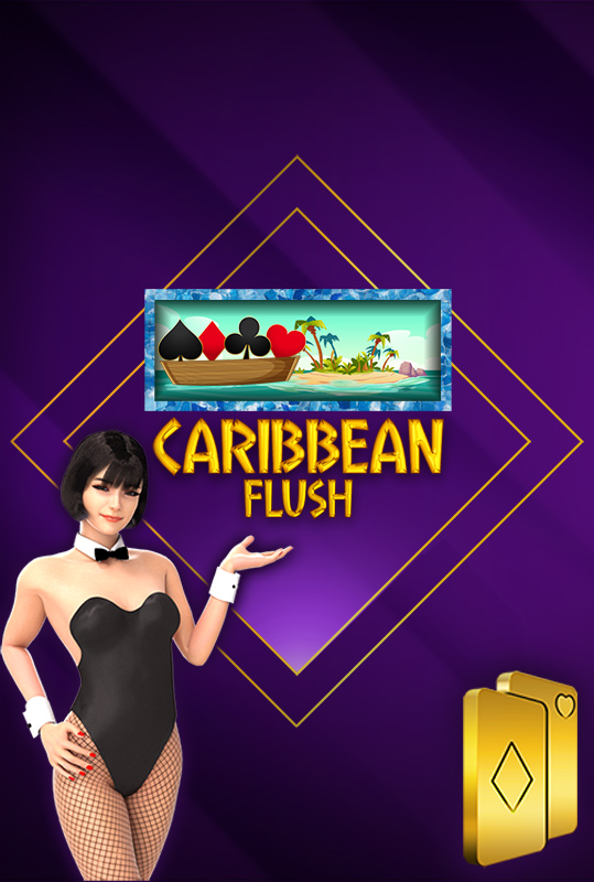 Caribbean Flush 3D Dealer Deluxe HTML5 Mobile and PC
