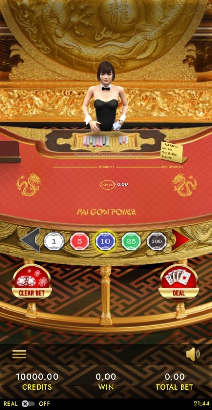 Pai Gow Poker Heads-Up 3D Dragon Edition mobile