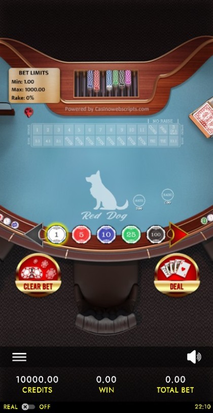 Red Dog Poker 2D — portrait