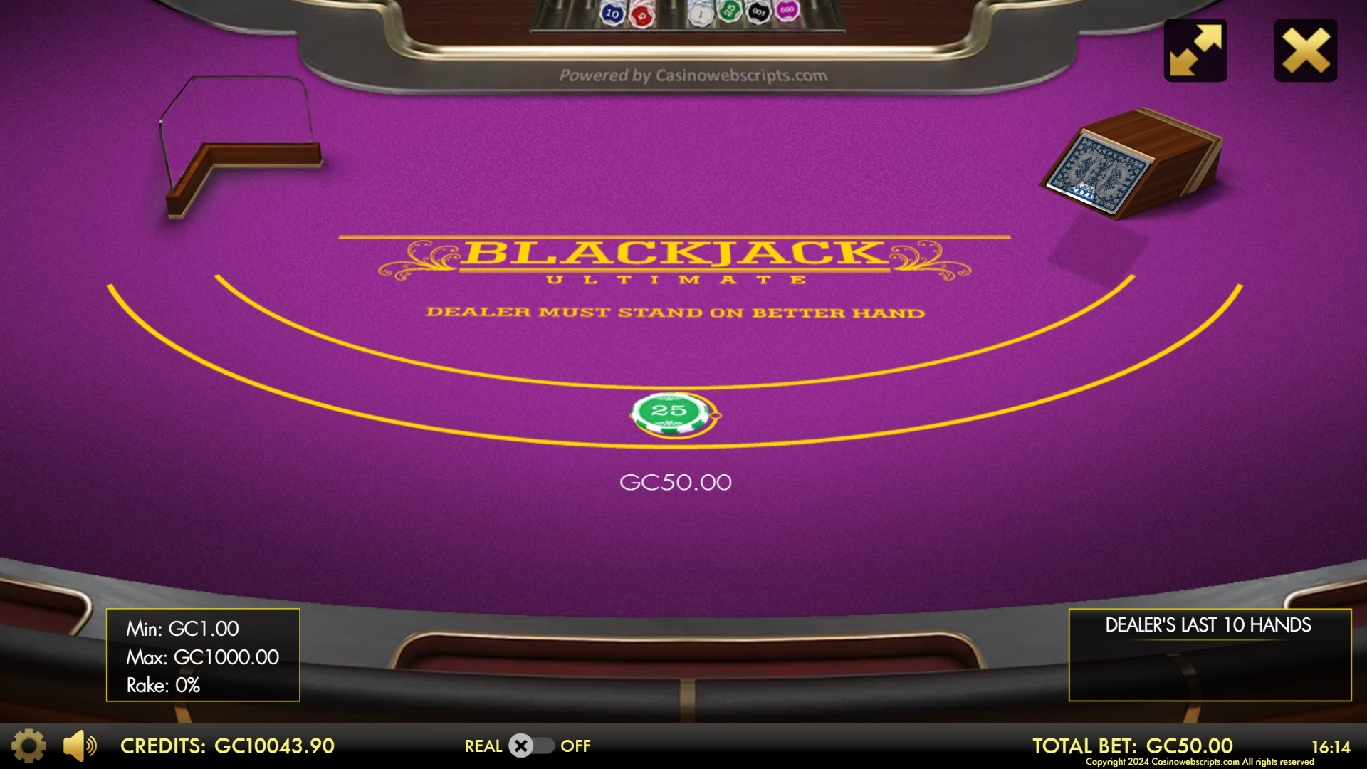 BlackJack Ultimate VIP 3D - Preview