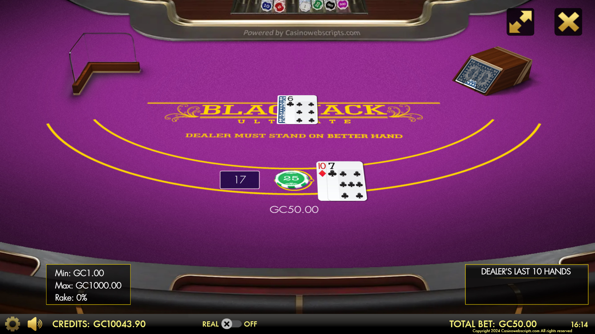 BlackJack Ultimate VIP 3D - Preview