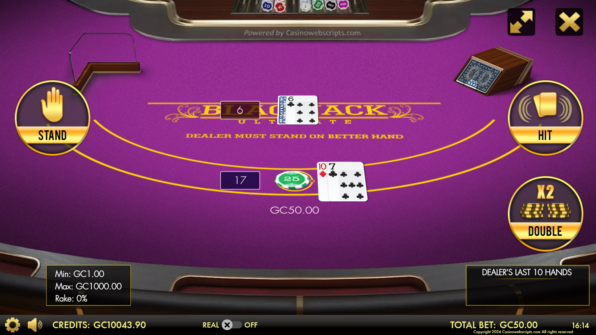 BlackJack Ultimate VIP 3D - Preview