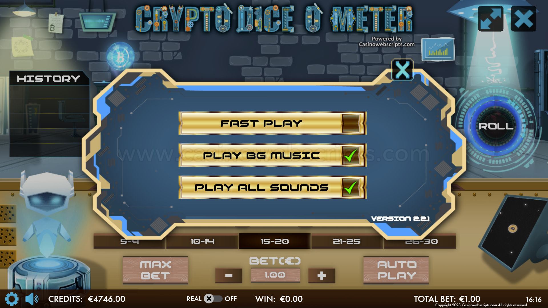 Crypto Diceometer Mobile and PC - Preview