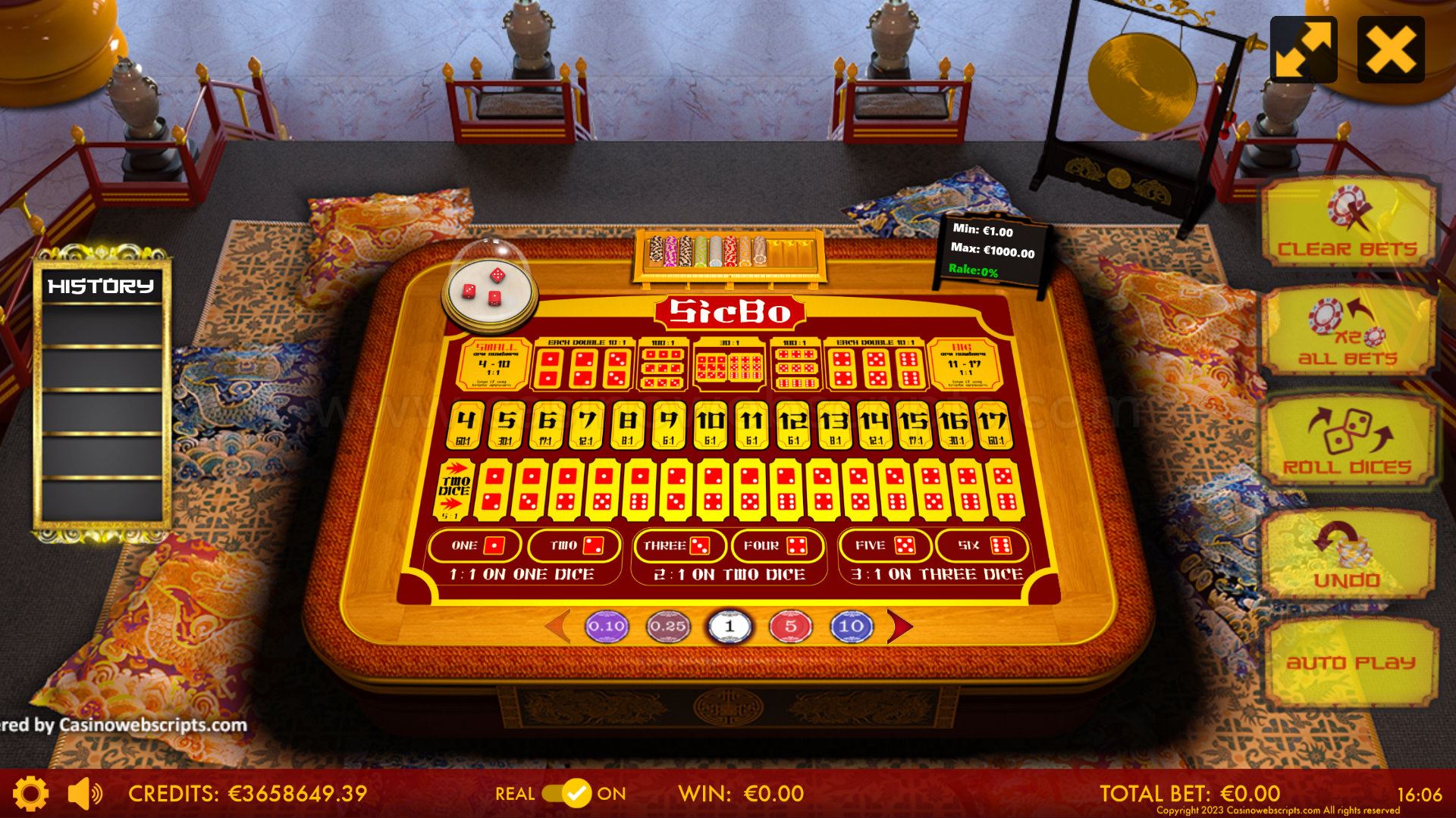 Sic Bo Classic Dice Mobile and PC - Preview