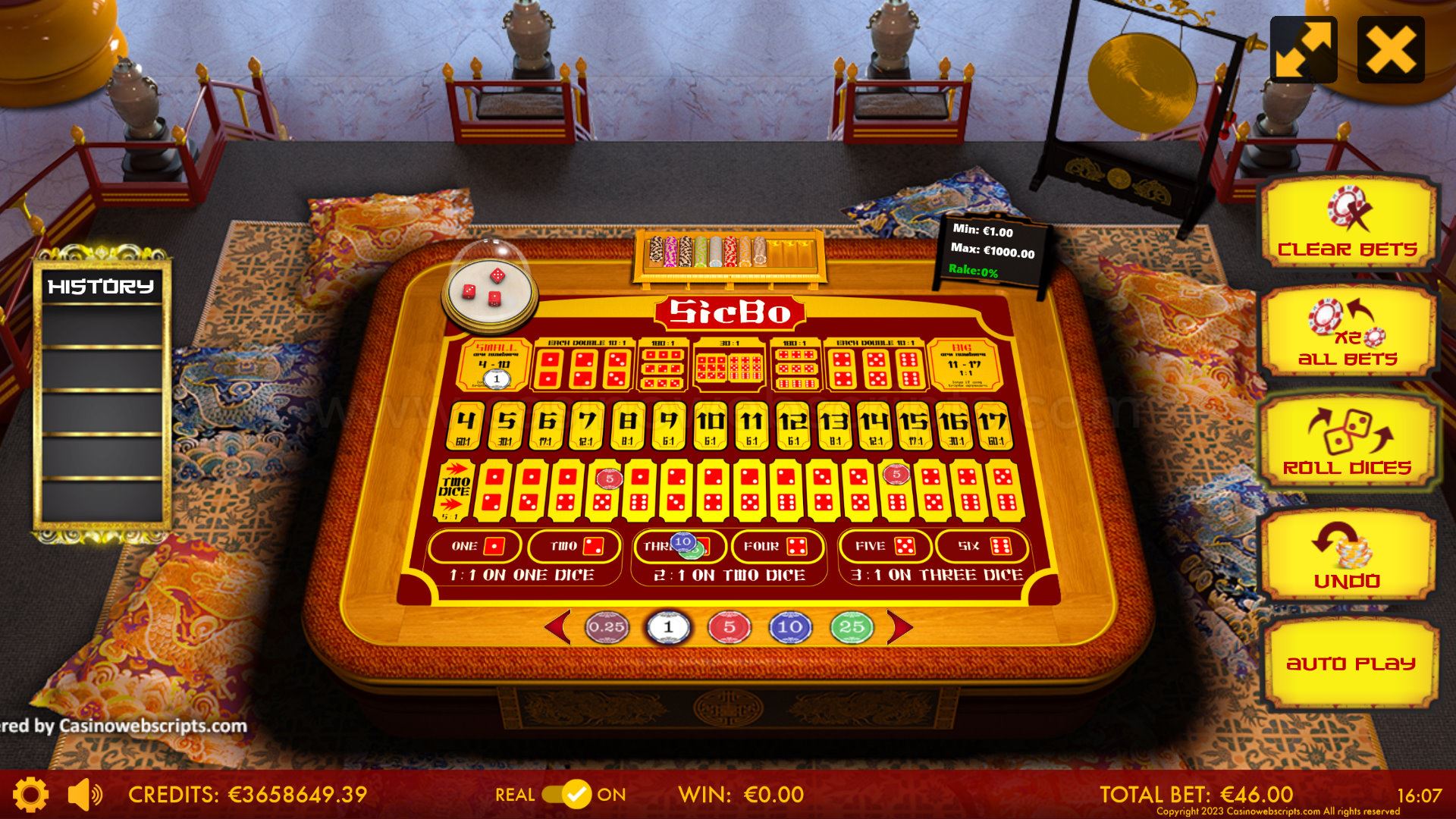 Sic Bo Classic Dice Mobile and PC - Preview