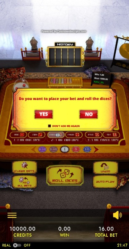 Sic Bo Classic Dice Mobile and PC mobile