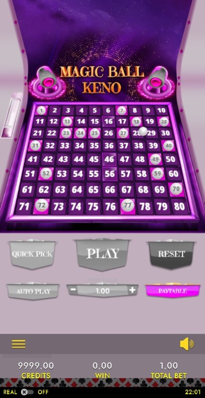 Magic Ball Keno 80 Mobile and PC mobile