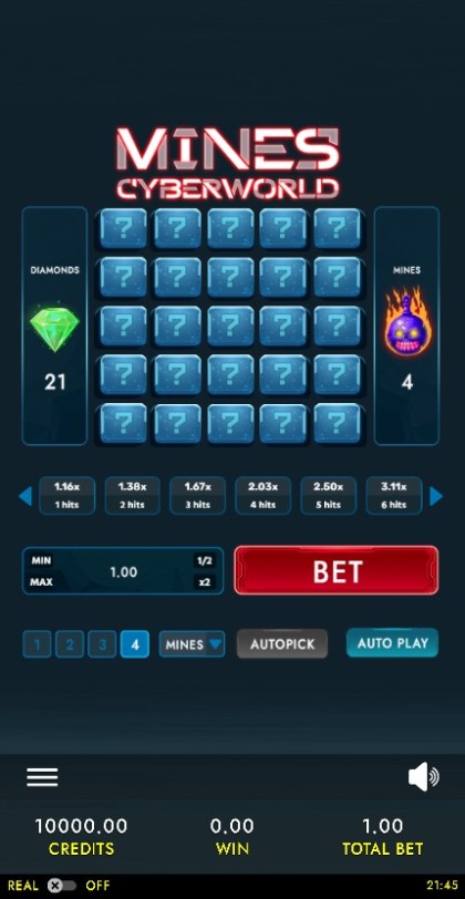 Mines CyberWorld mobile