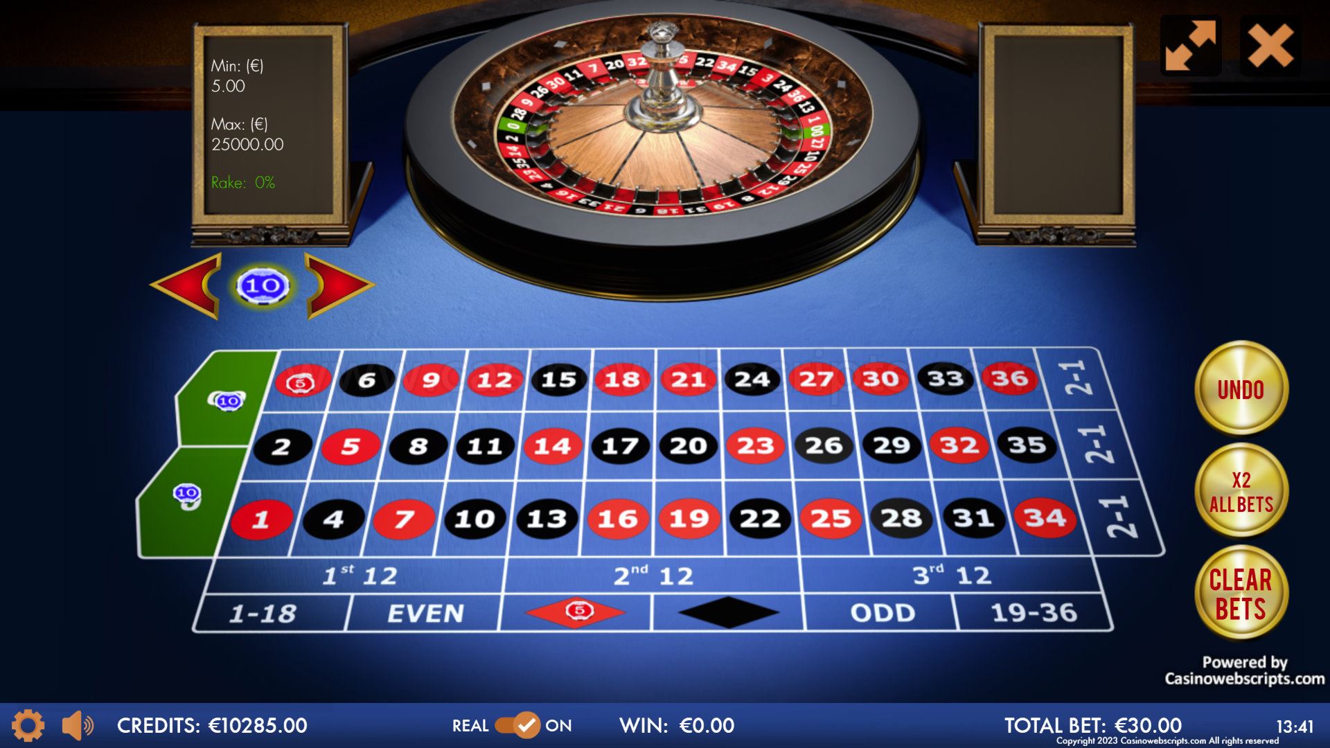 American Roulette 3D Advanced - Mobile and PC - Preview