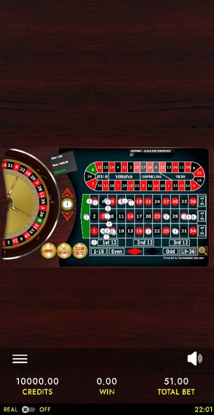 European Roulette 2D Advanced - HTML5 Mobile and PC mobile