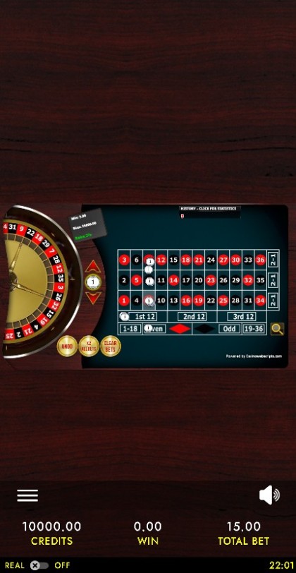 No Zero Roulette 2D Advanced - Mobile and PC mobile