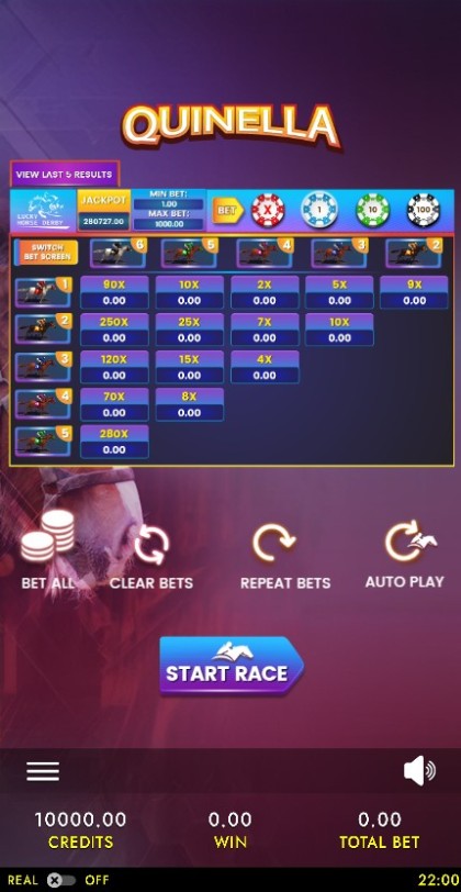 Horse Race Quinella - Lucky Derby Mobile and PC — portrait