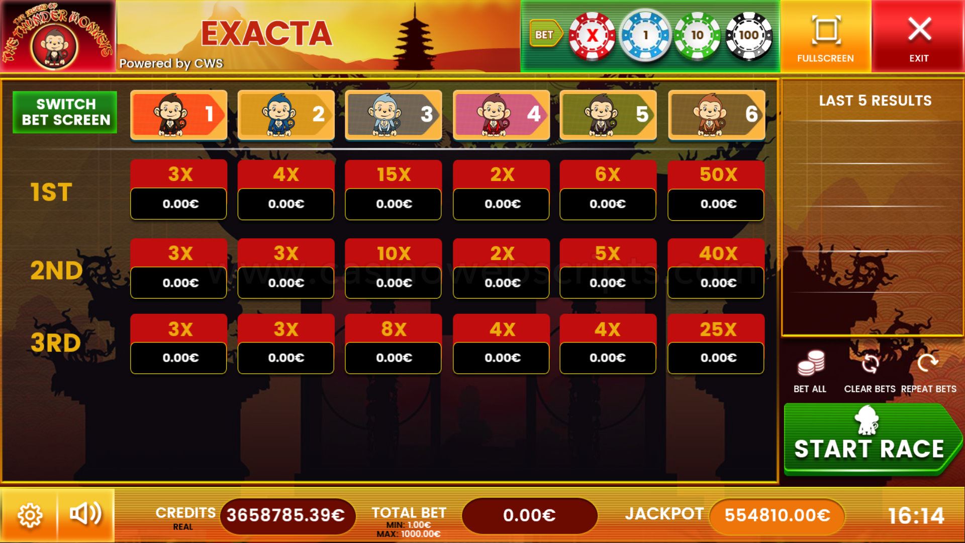 Thunder Monkeys Exacta Mobile and PC - Preview