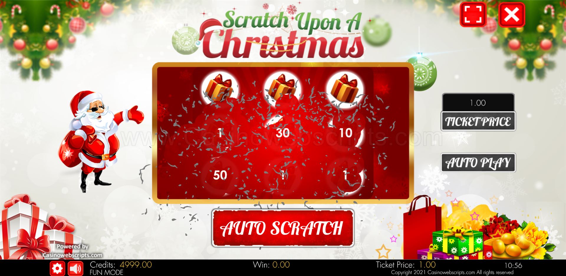 Scratch Upon A Christmas Mobile and PC - Preview