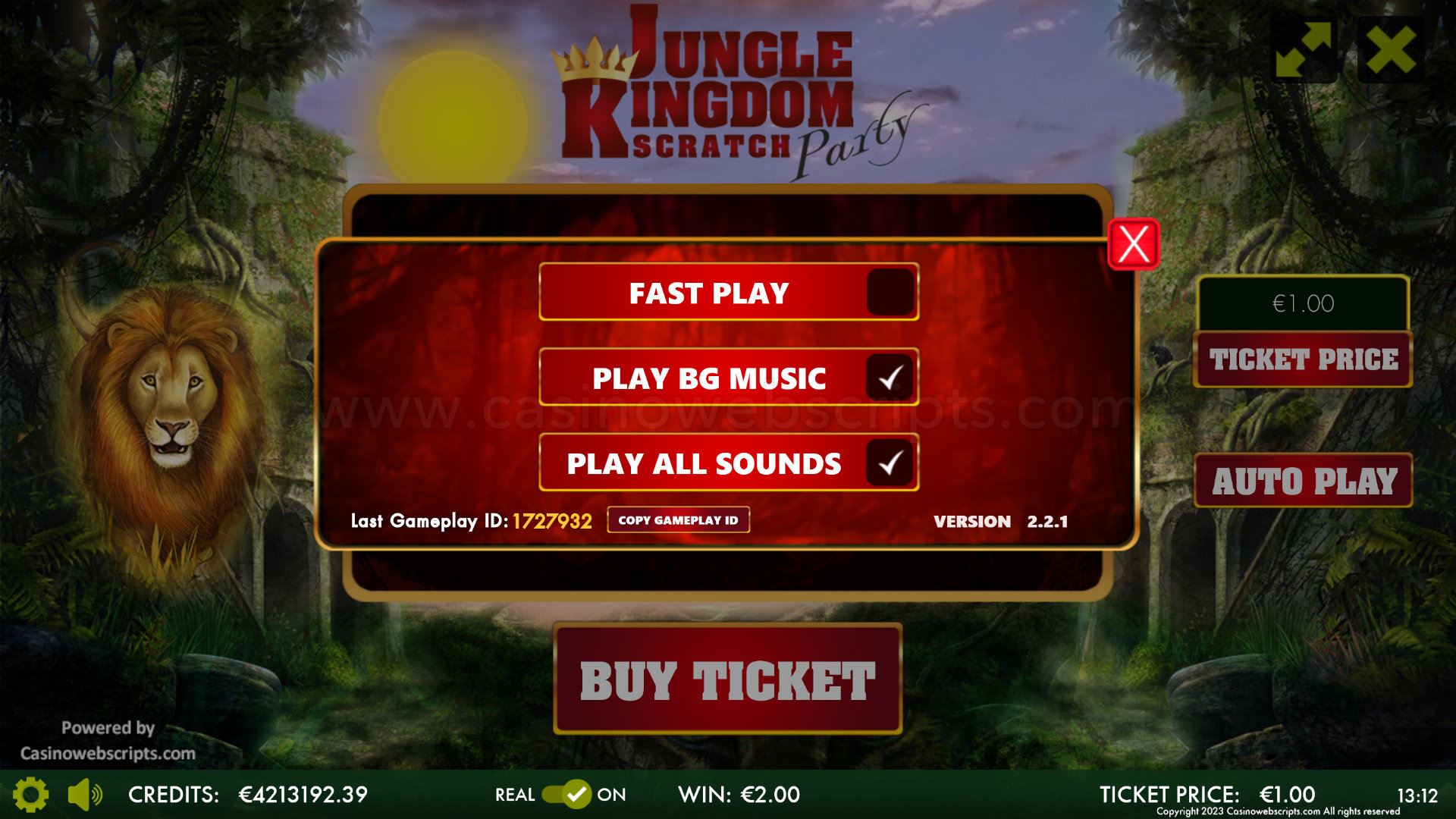 Jungle Kingdom Scratch Party Mobile and PC - Preview