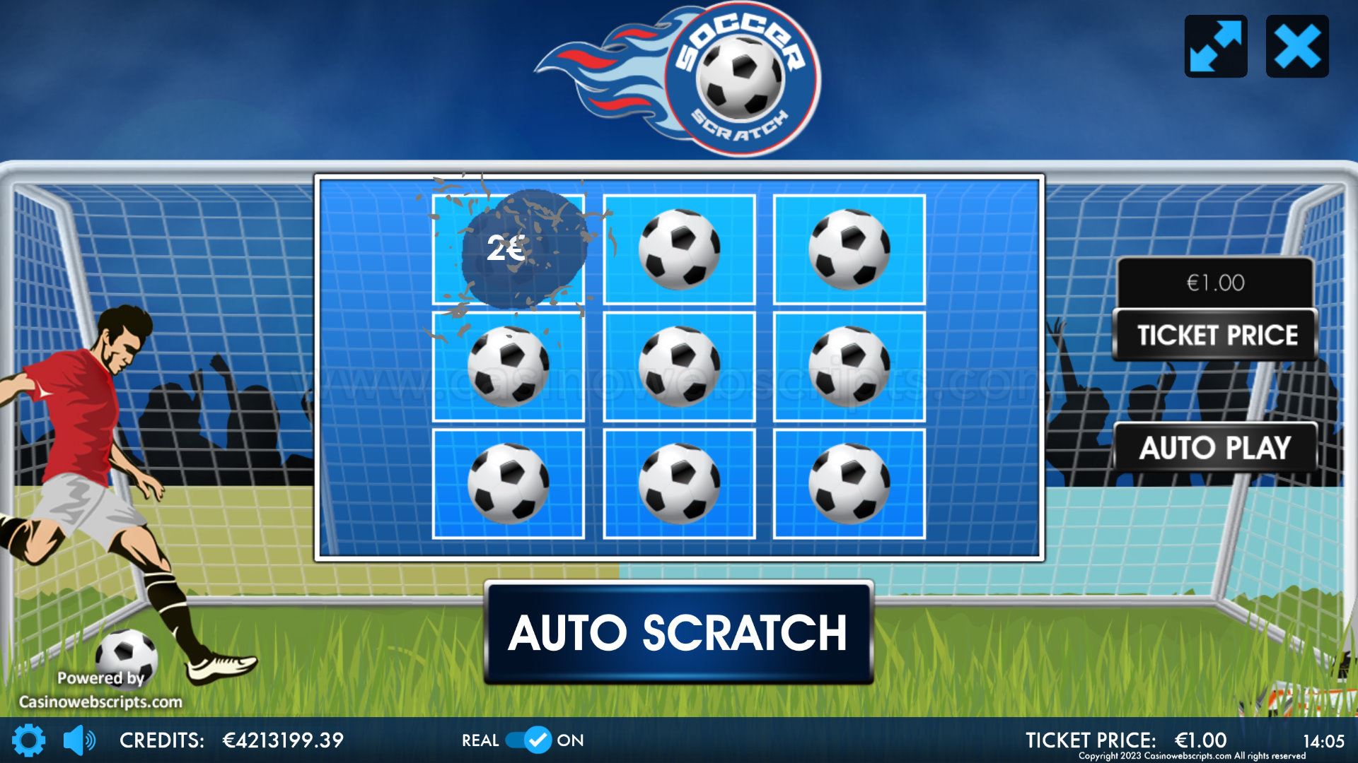 Soccer Champion Scratch Mobile and PC - Preview