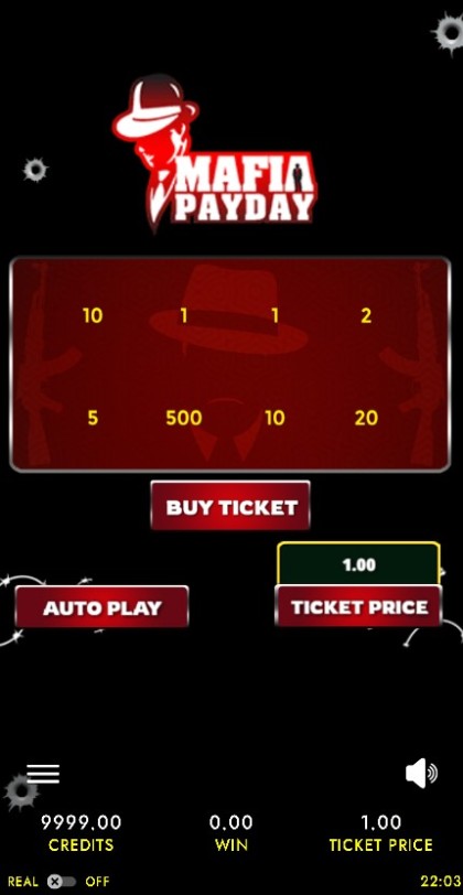 Mafia Payday Scratch Card  Mobile and PC — portrait