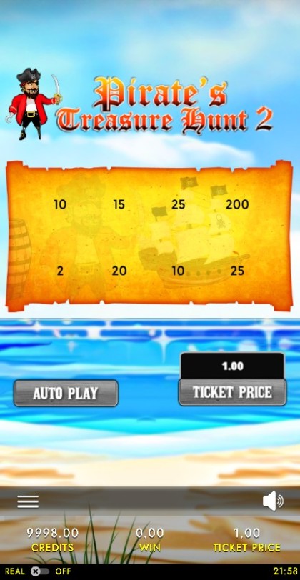 Pirate's Treasure Hunt 2 Scratch Mobile and PC — portrait