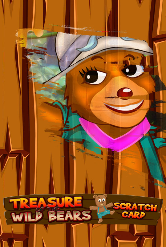 Treasure of the Wild Bears Scratch Card