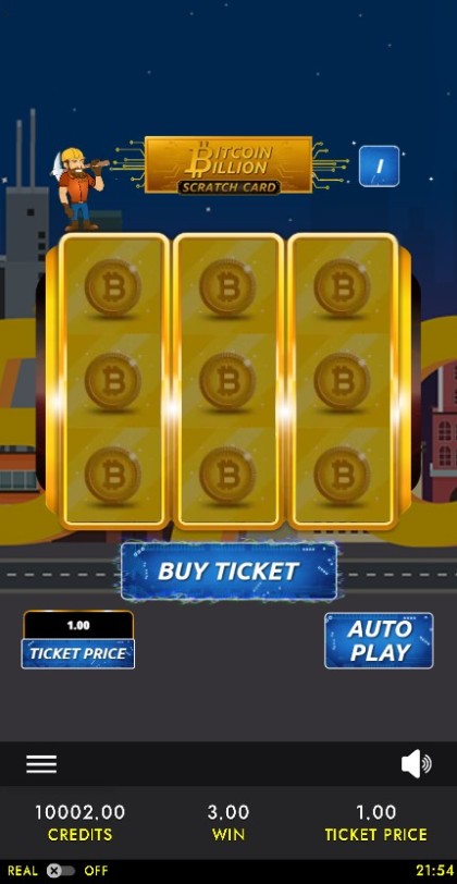Bitcoin Billion Scratch Card mobile