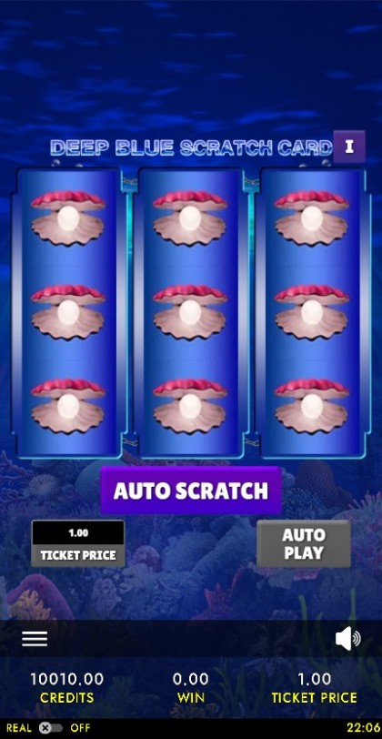 Deep Blue Treasures Scratch Card mobile