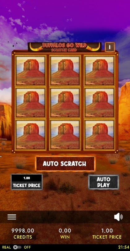 Buffalos Go Wild - Scratch Card mobile