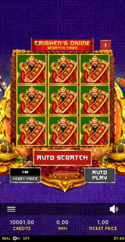 Caishen Divine Scratch Card mobile
