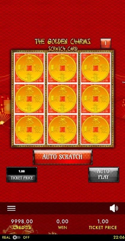 The Golden Lucky Charms Scratch Card — portrait