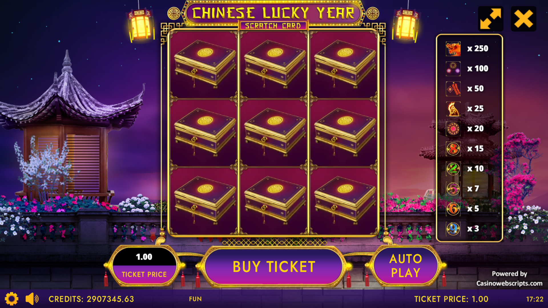Chinese Lucky Year Scratch Card - Preview