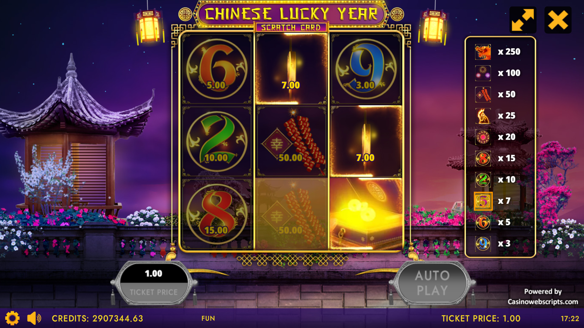 Chinese Lucky Year Scratch Card - Preview