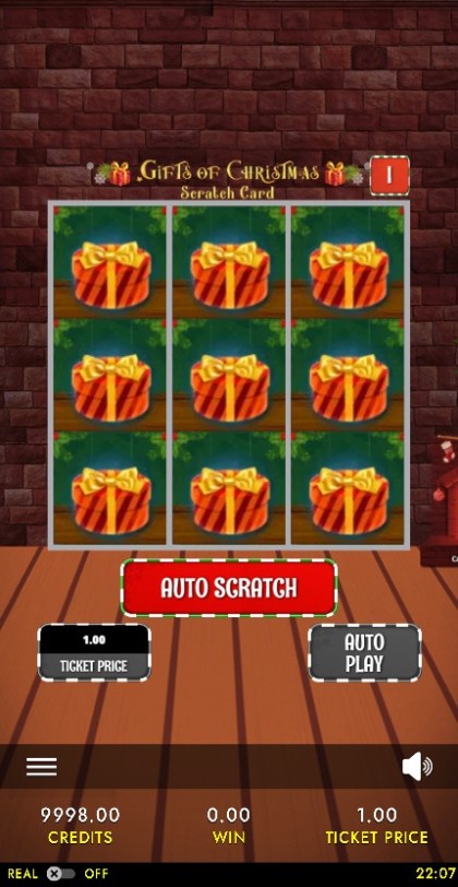 Gifts of Christmas Scratch Card mobile