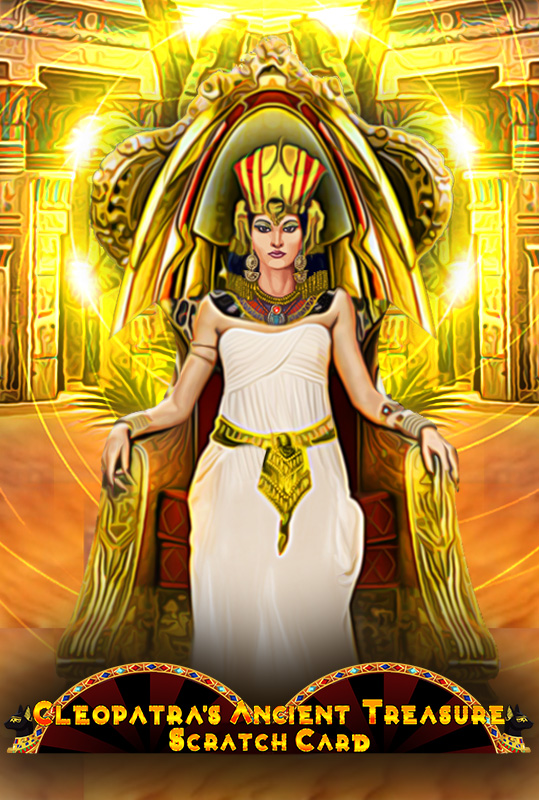 Cleopatra Ancient Treasures Scratch Card