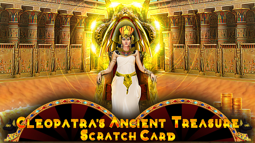 Cleopatra Ancient Treasures Scratch Card - INTRO
