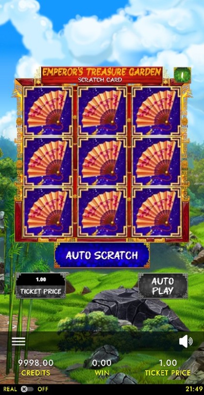 Emperor Treasure Garden - Scratch Card mobile
