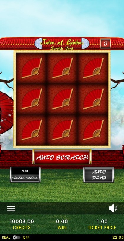 Tales of a Geisha Scratch Card — portrait
