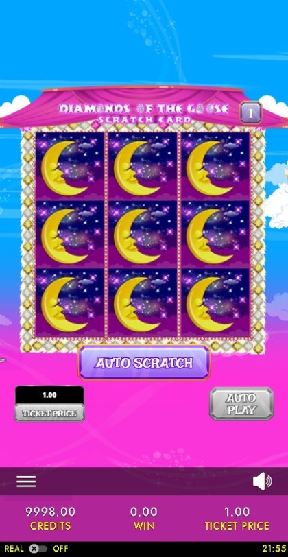 Diamonds of the Goose Scratch Card mobile