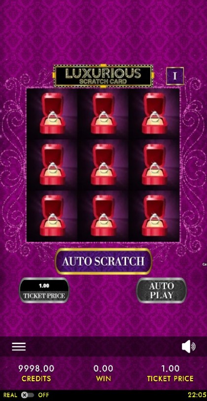 Luxurious Scratch Card mobile