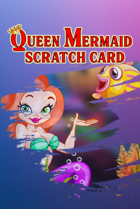 Queen Mermaid Deluxe Scratch Card