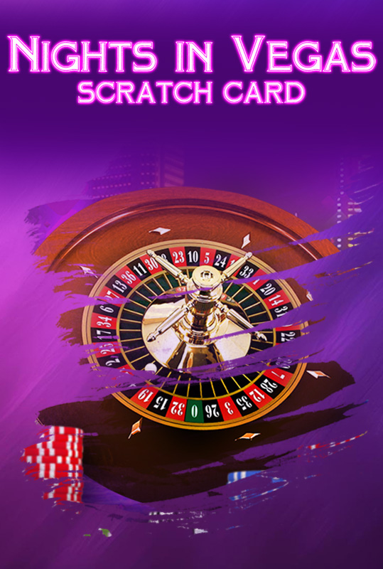 Nights in Vegas Jackpot Scratch Card