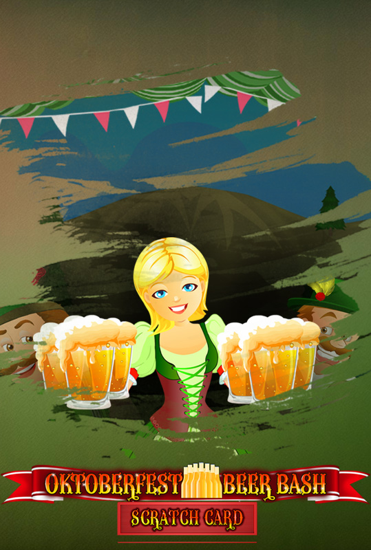 Oktoberfest Beer Bash Scratch Card